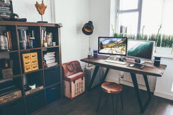 A home office