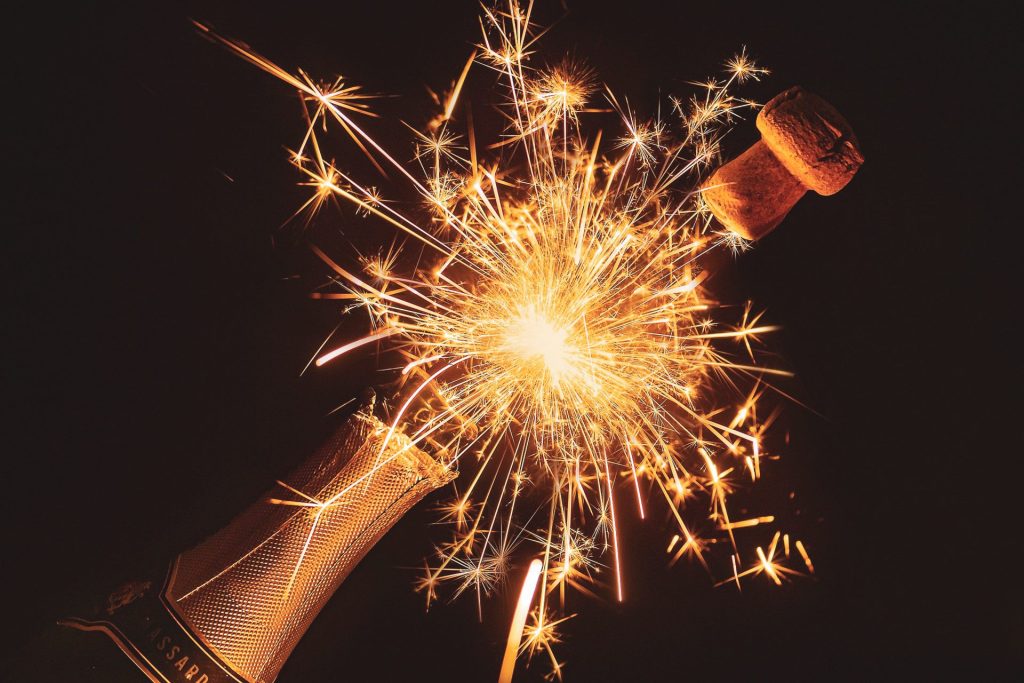 champagne to start the new year right